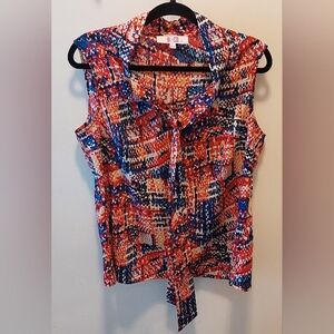 Women's Multicolor Sleeveless Top / EUC